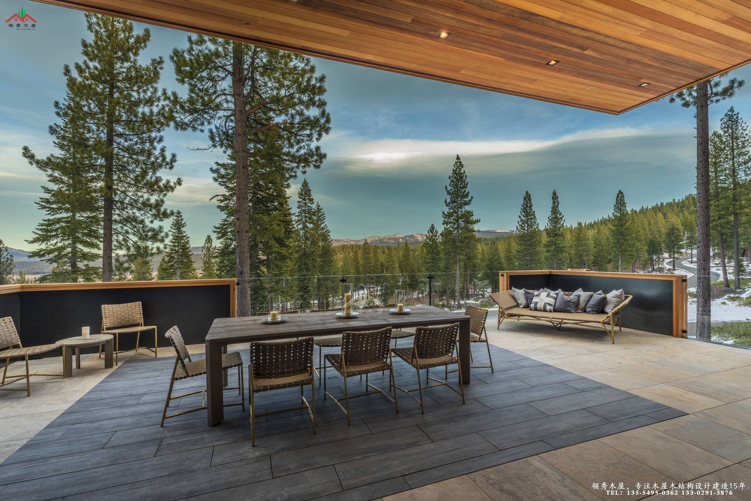 純現(xiàn)代風(fēng)格木別墅