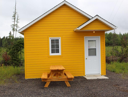 自己建造小木屋，小木屋造