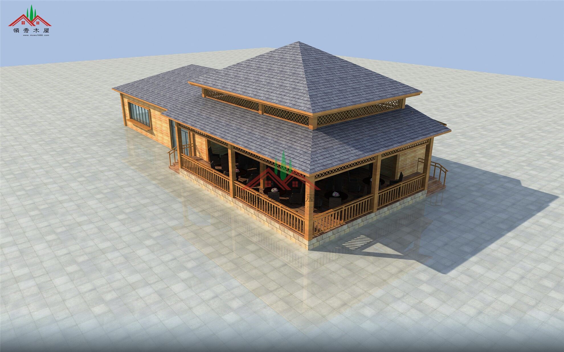 咖啡廳商業(yè)木屋