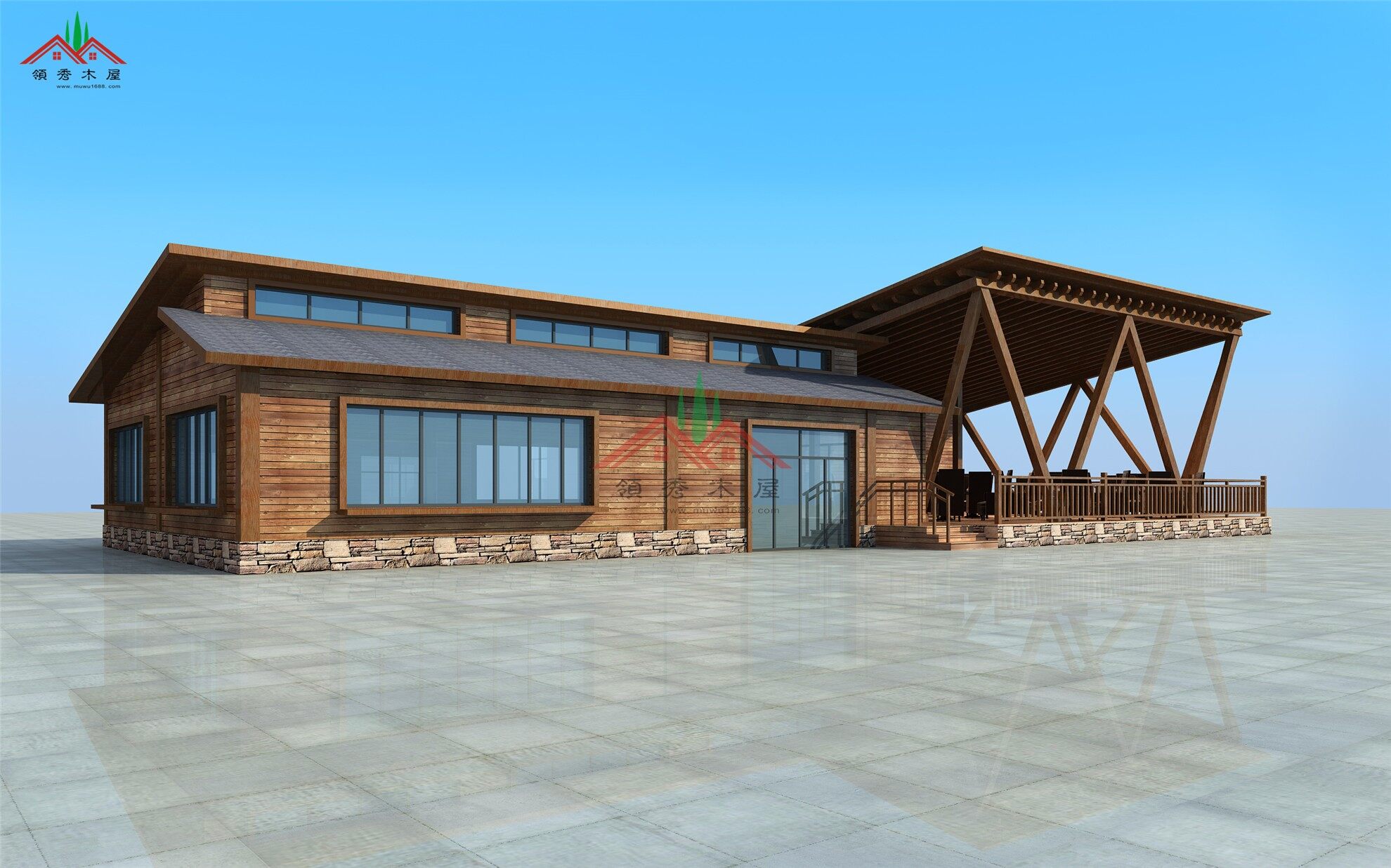 咖啡廳商業(yè)木屋