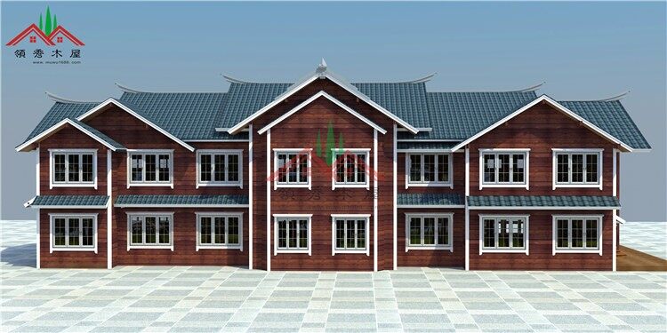 海南雙層輕型木結(jié)構(gòu)別墅酒店(圖3)