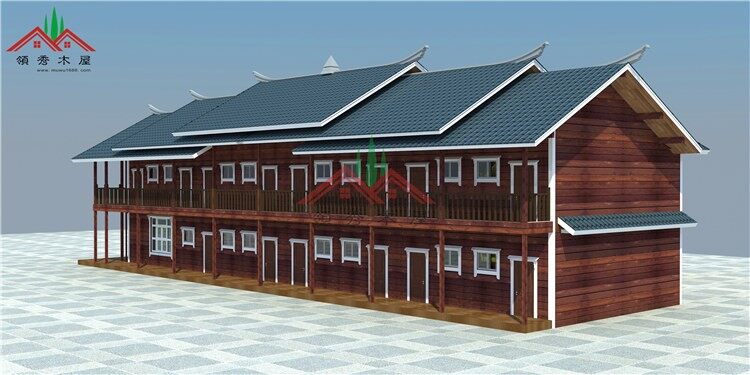 海南雙層輕型木結(jié)構(gòu)別墅酒店(圖5)