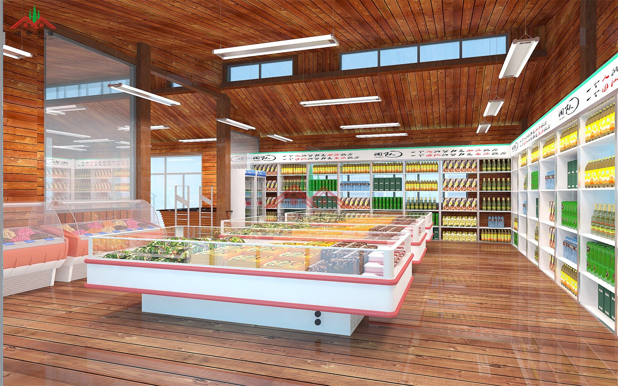 咖啡廳商業(yè)木屋