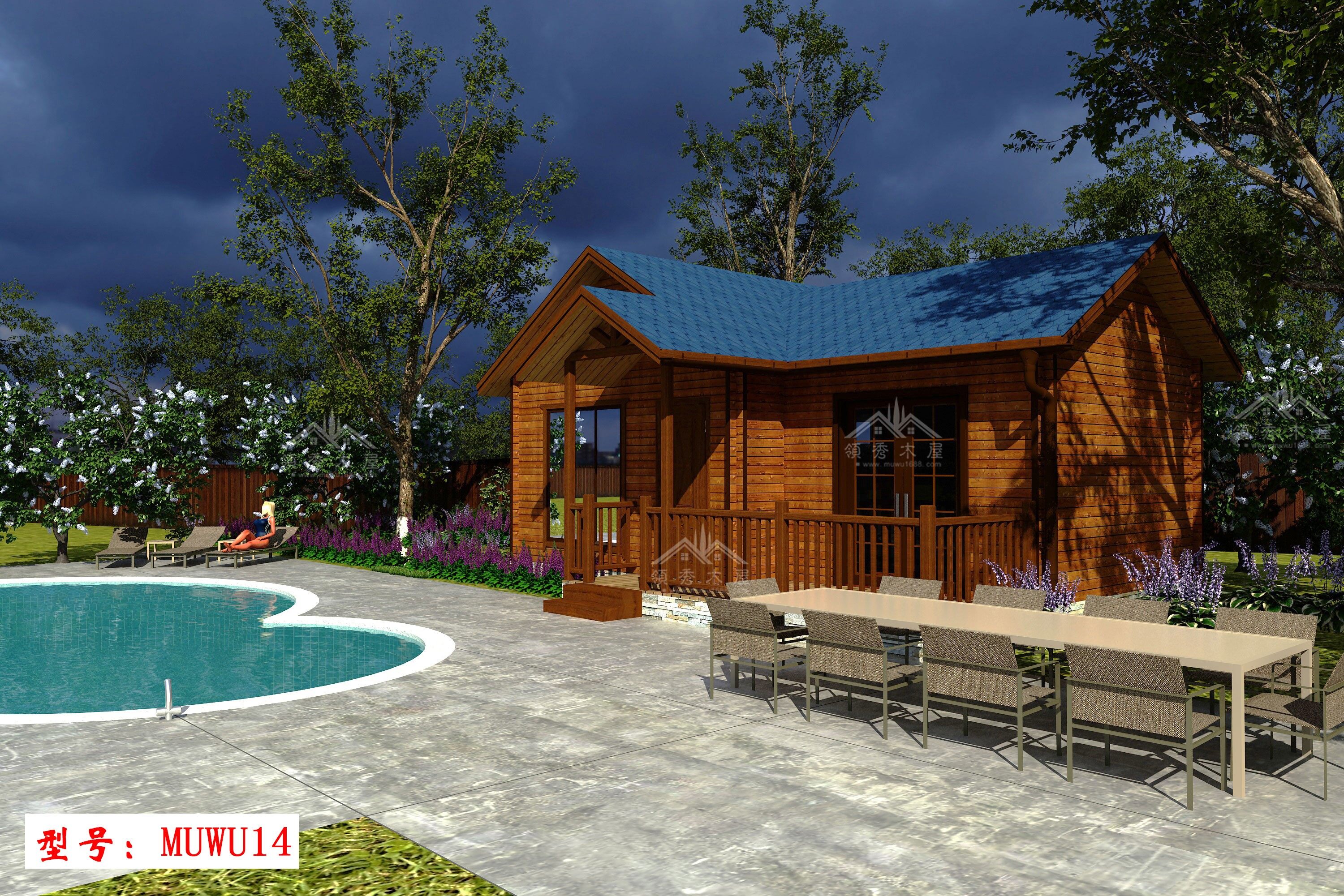 家庭度假一房一廳木屋