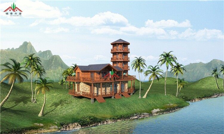 湖邊木屋親水木屋