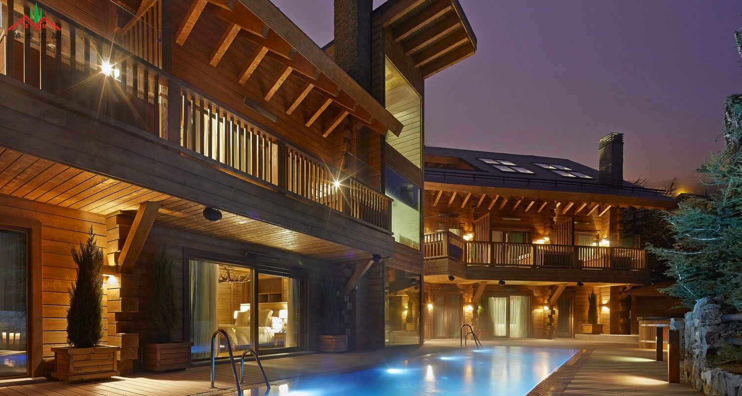 高檔度假木別墅酒店