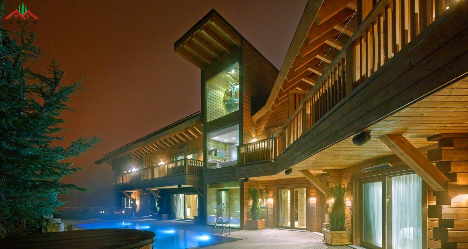 高檔度假木別墅酒店
